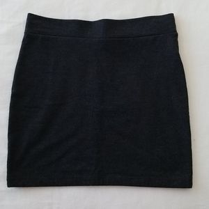 Dark gray mini skirt